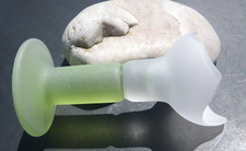 Sea Glass, Small Clear Glass with a Light Green Base