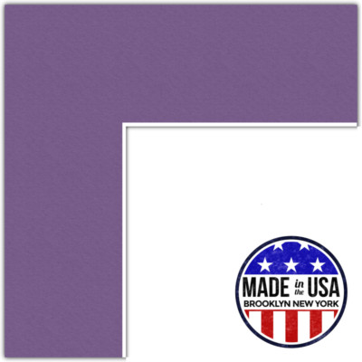 ArtToFrames Custom Purple Grape Picture Photo Frame Mat Matting Board SM