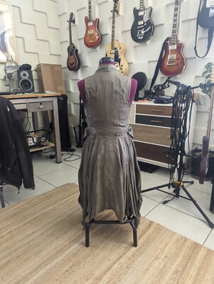 All Saints Zeeda Dress Taupe Screen Accurate Doctor Who River Song Cosplay  UK 8 | eBay