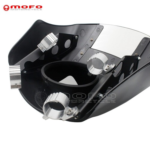 ABS Headlight Fairing & Windscreen For Harley Dyna FXDB FXDF FXR Iron XL883N - Picture 9 of 11