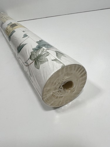 Vintage Borden Prepasted Vinyl Wallpaper Ivy 1 Double Roll 56 Sq Ft Green - Picture 6 of 7