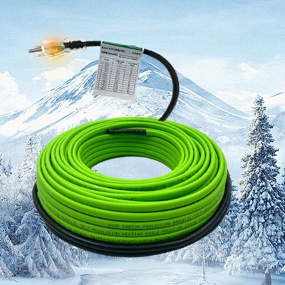 70-Foot Protect PVC, Metal & Plastic Pipes with 5W/ft Self-Regulating Heat Tape