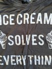 Size 6 Gems & Jets Girl Gray Ice Cream Solves Everything T-shirt Tshirt Tee Top — photo 2