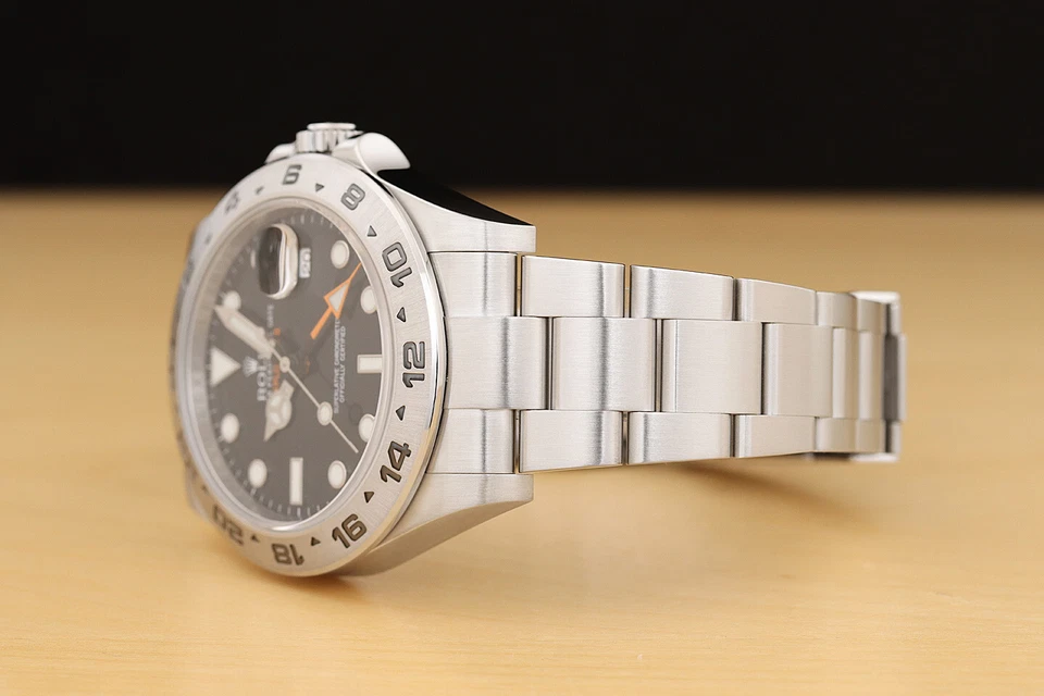 2014 Karte Rolex 216570 Explorer II 42MM Schwarz Dial Gmt Stahl Automatisch Uhr - Bild 4 von 4