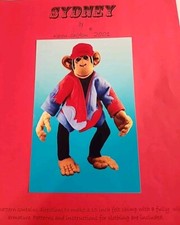Karen Shifton Sydney Chimp Monkey Felt Cloth Doll Pattern