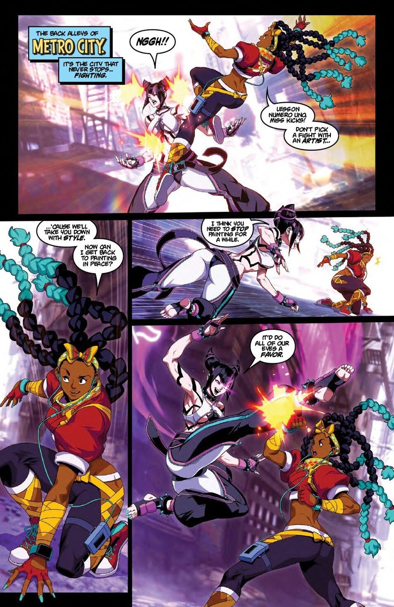 Street Fighter 6 #0 Juri Exclusive Virgin CVR x2 Comic Cover Reiq