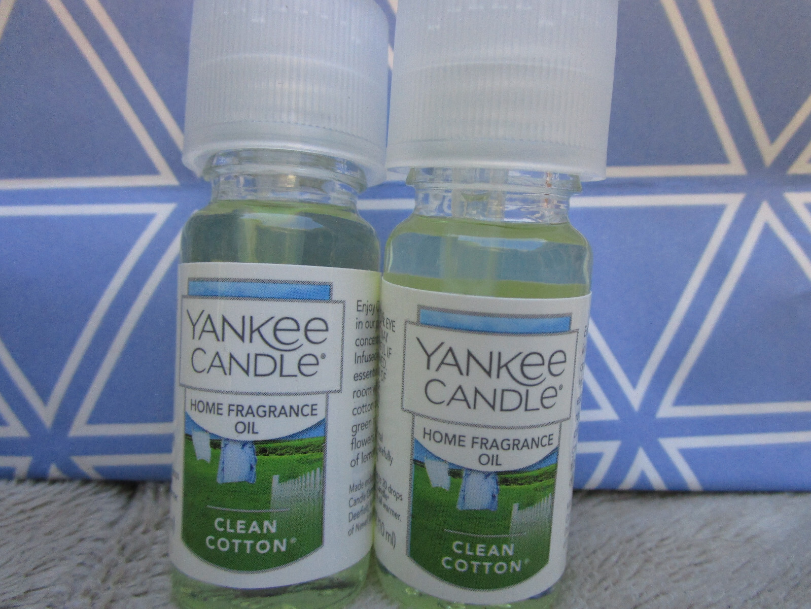 *NEW* Lot of 2 YANKEE CANDLE Clean Cotton Home Fragrance Warming Oil