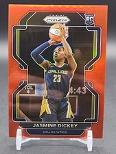 Jasmine Dickey - 2022 WNBA Prizm - Red Prizm #/199 - Rookie RC - Dallas Wings
