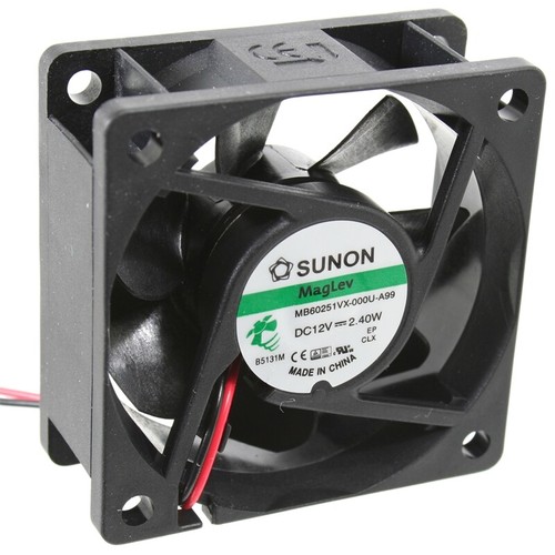 Ventola Assiale 24V DC 60x60x25mm | Sunon MF60252VX1000UA99 | 45.8m&sup3;/h 5200RPM