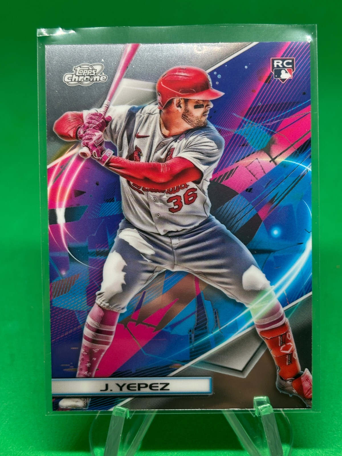 2022 Topps Cosmic Chrome #36 Juan Yepez RC St. Louis Cardinals