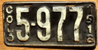 Item photo. Show Listing Details page. Listing 1918 Colorado License Plate Number Tag