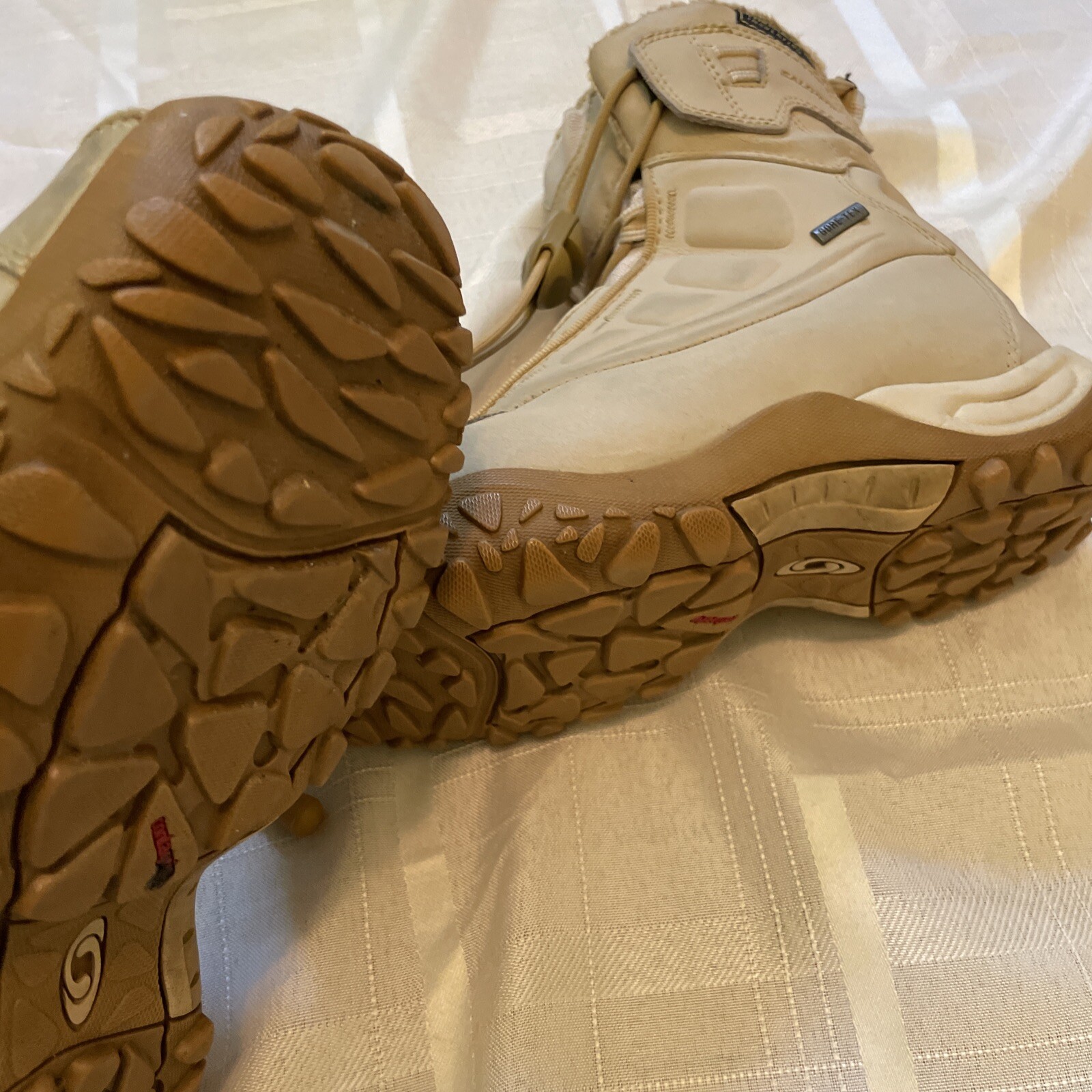 Stivali Salomon da donna taglia 5 1 2 Thinsulate Ultra GTX Gore Tex marroni