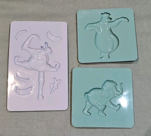 Cakes & Sweets Disney 3x Jungle Book Silicone Mould Fondant Chocolate Sweets GC - Picture 5 of 5