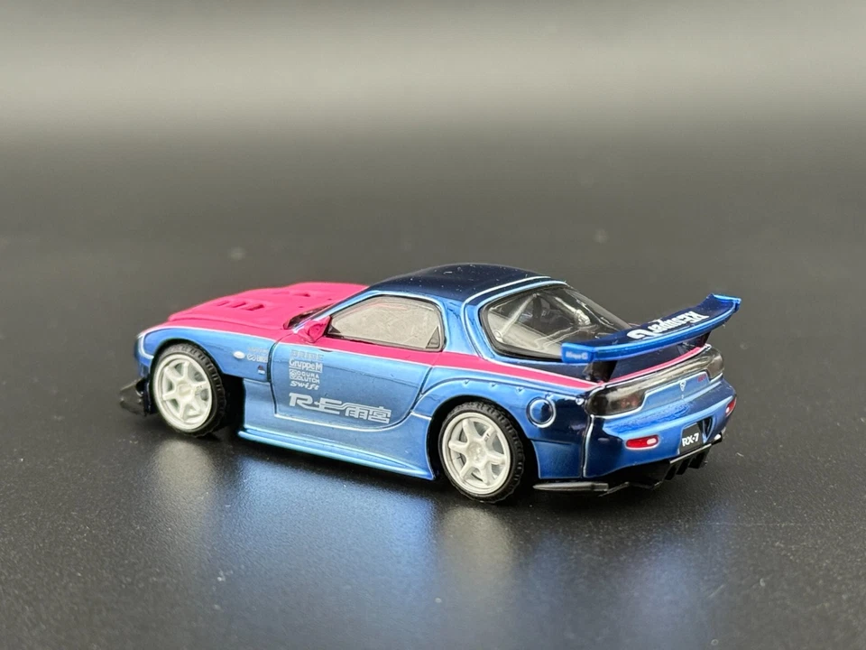Pop Race Mazda RX7 FD3S RE-AMEMIYA HELI S24 1/64 Foto 4 de 4