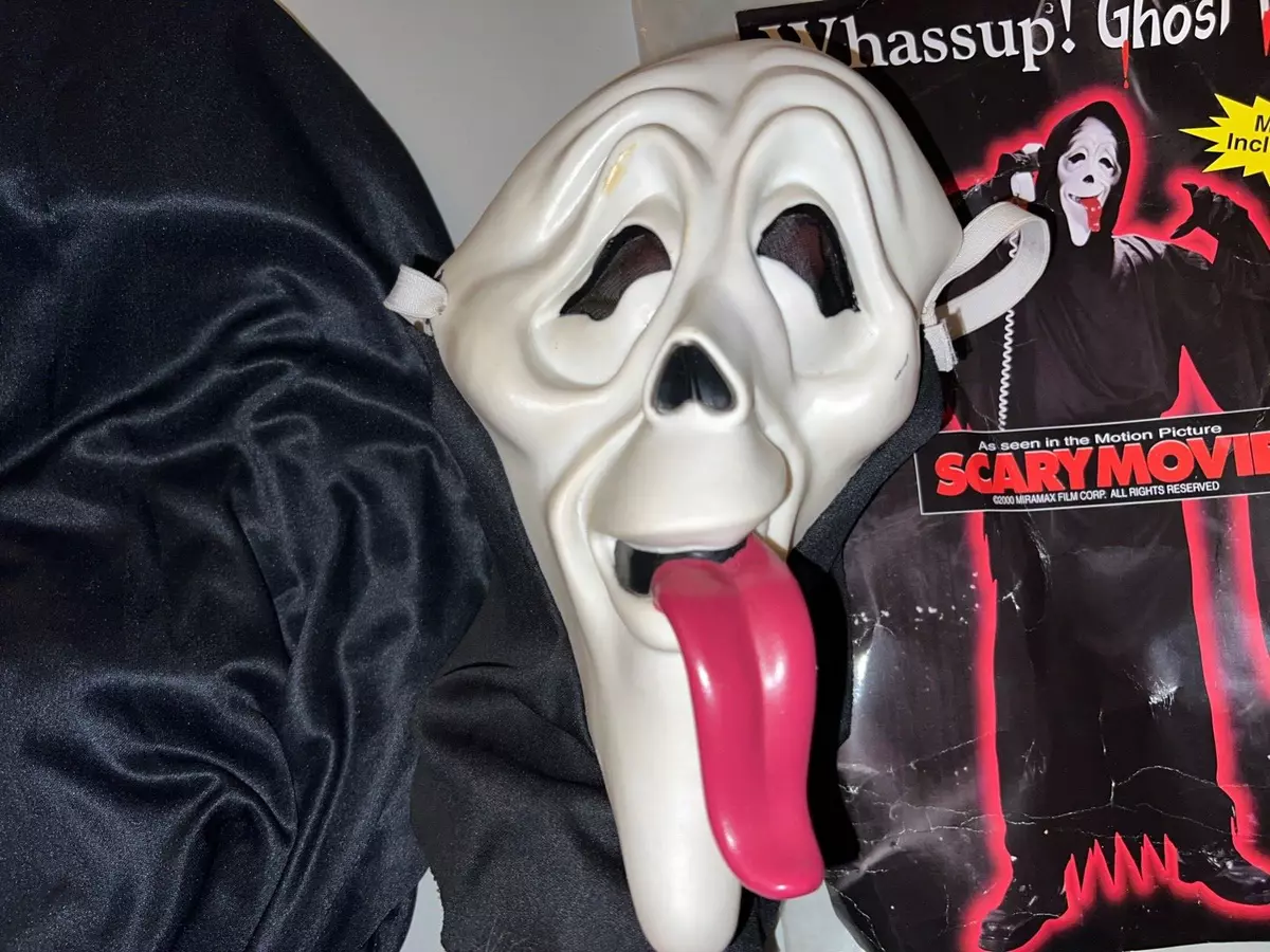 Vintage Scary Movie Scream Spoof Ghost Face Whassup Mask Easter Unlimited