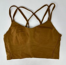 Lululemon Like a Cloud Bra Light Support Active Comfort Size 2 or 4 Copper Brown
