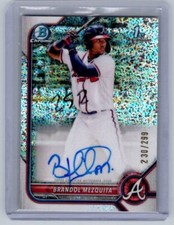 2022 Bowman - Brandol Mezquita Prospect Autographs #CPA-BMQ Speckle /299