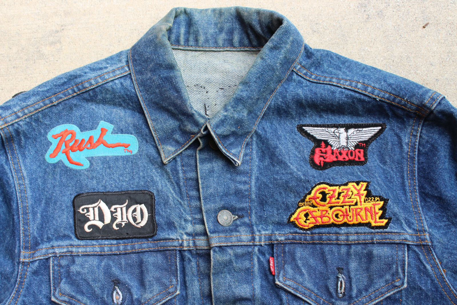 Vintage Levi's Denim Jacket Patches 