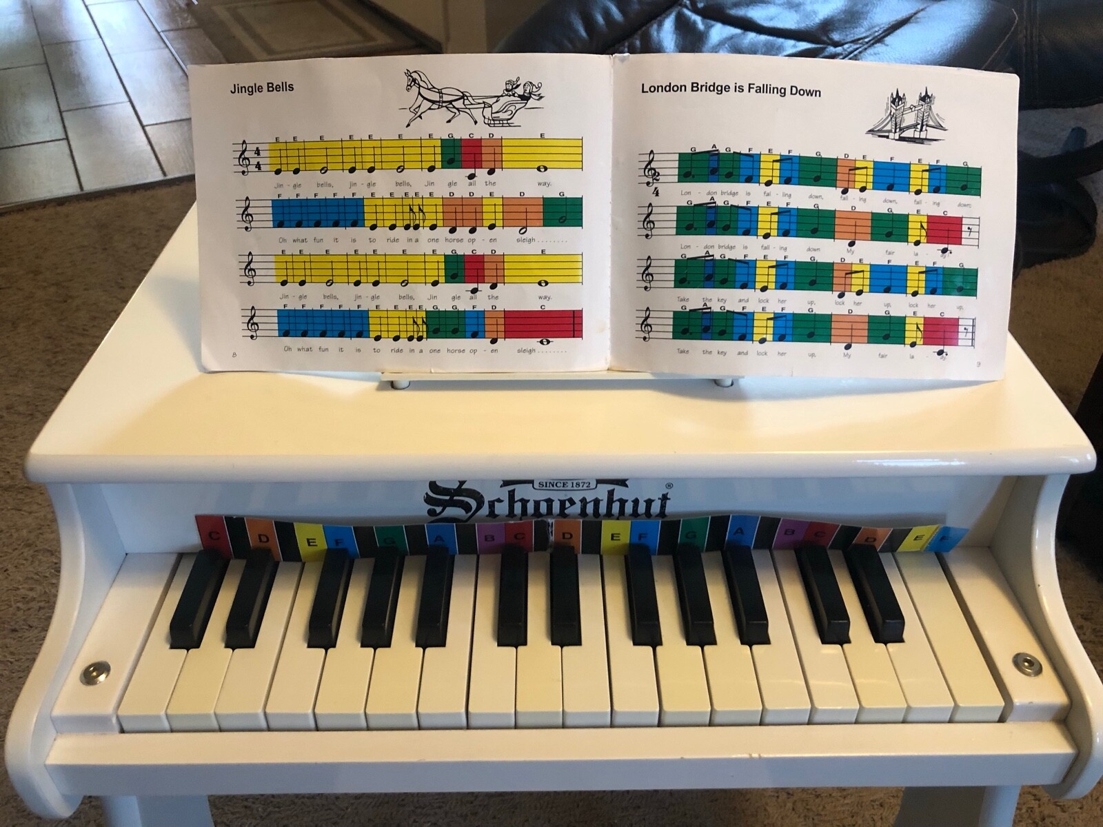 schoenhut fancy baby grand piano