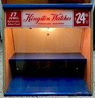 Vtg Kingston Watches Lighted Countertop Display Case Sign Jewelry Store Rare!