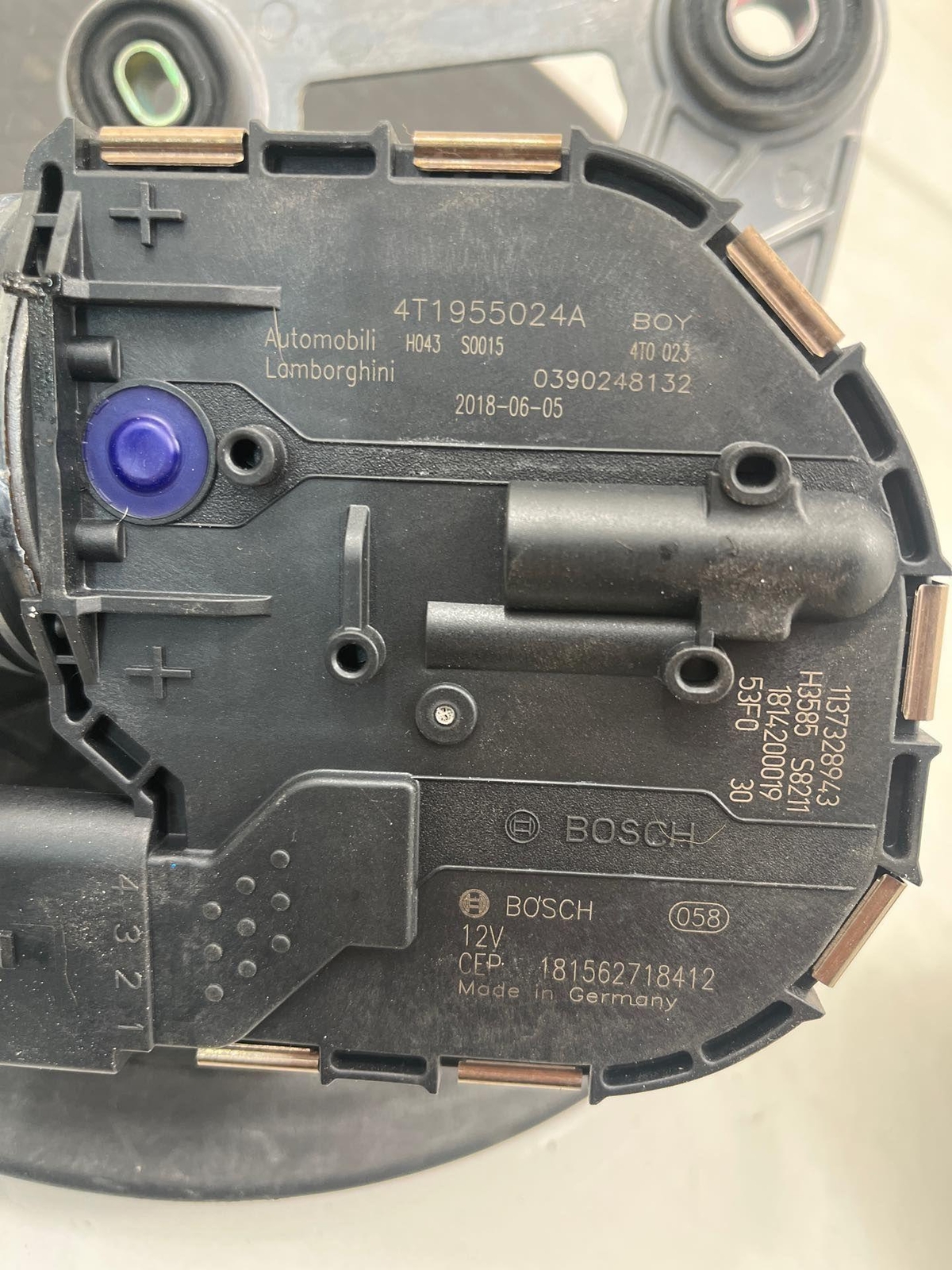 RH Wiper Motor Front LAMBORGHINI HURACAN 19