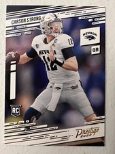 2022 Panini Chronicles Draft Picks Bronze Prestige RC Carson Strong Eagles