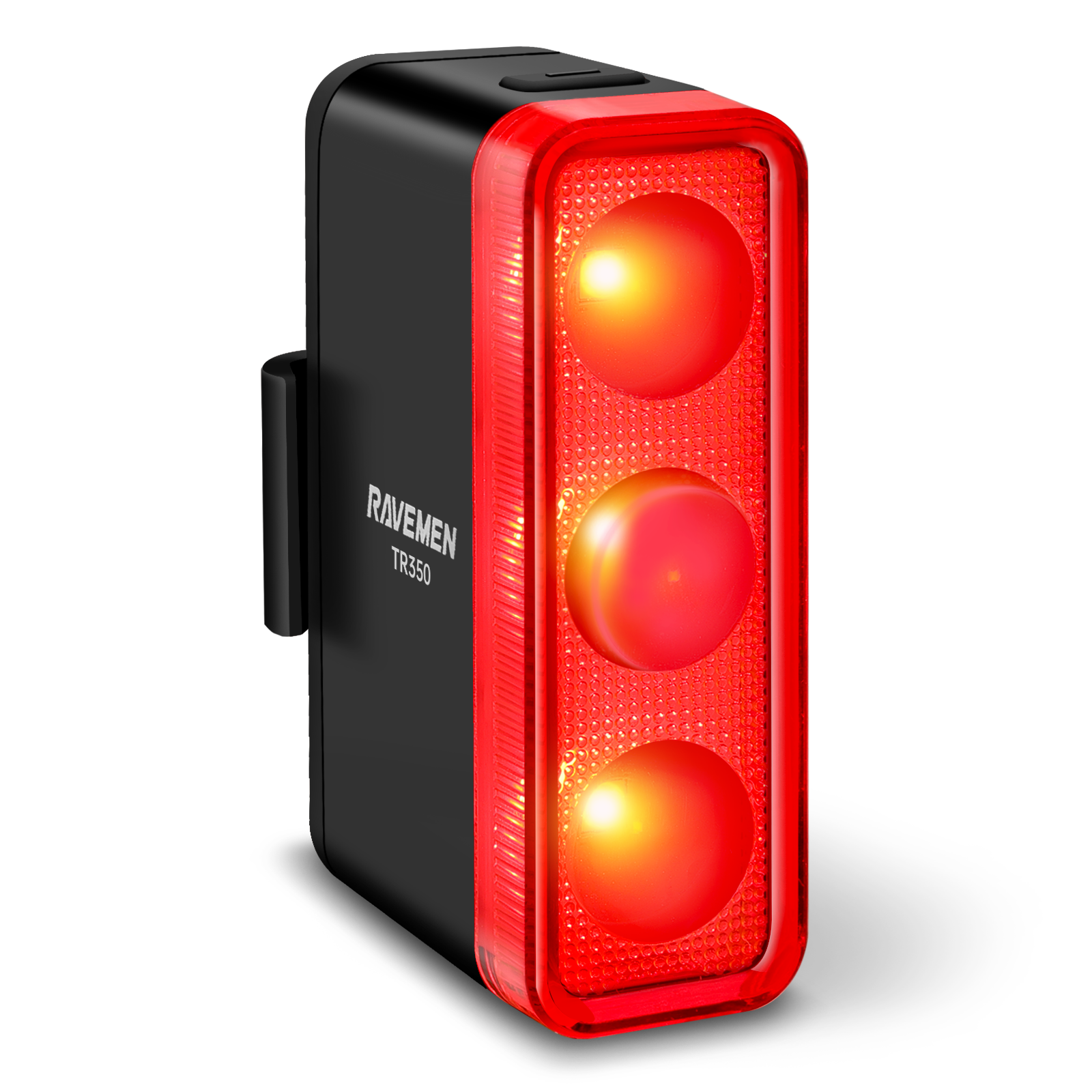 RAVEMEN Bike Tail Light Bicycle Rear Light Rechargeable TR350 Smart Brake Sensor