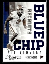2015 Panini Prestige #9 Vic Beasley Blue Chip Recruits Card Atlanta Falcons