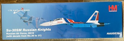 【未使用品※注記あり】HOBBYMASTER SU-30SM HA9503b Su-30SM Russian Knights Russian Air Force, 2019, decals from No.30