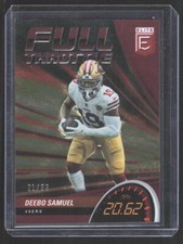 2022 Donruss Elite #FT14 Deebo Samuel Full Throttle Red #/99