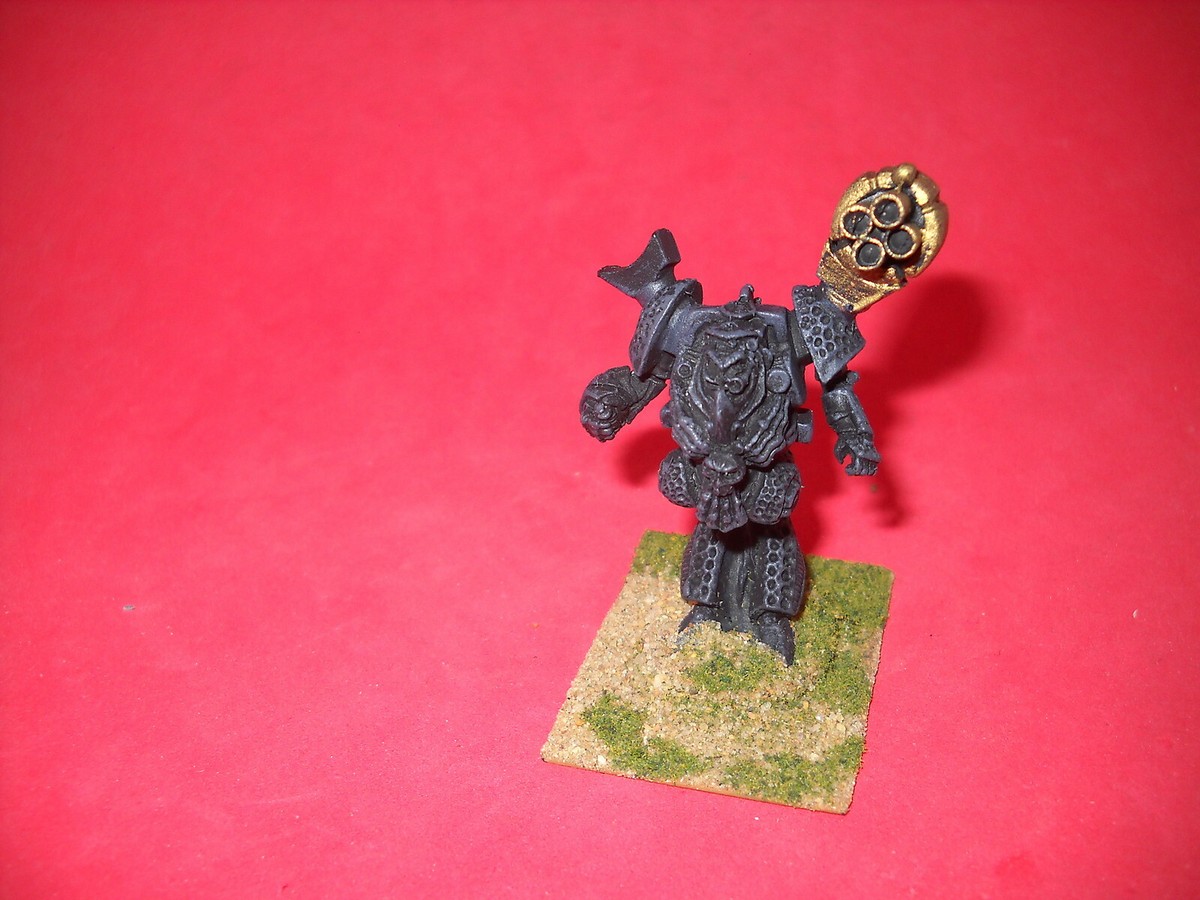 Kryomek: painted metal Warrior Drone with Spore Launcher a