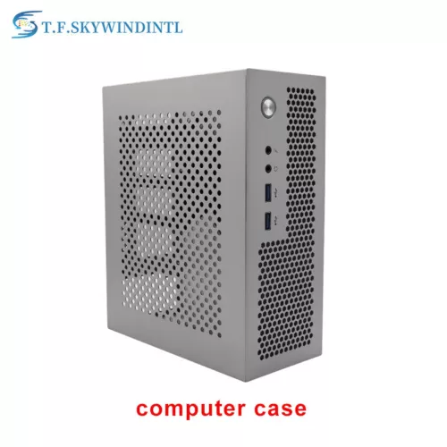A09 Mini ITX Chassis HTPC Portable Computer Case Support PCIe 1 U Power Supply