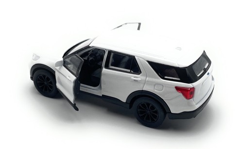 Model Car Ford Explorer SUV 1:34-39 White Miniature Vehicle - Picture 4 of 5