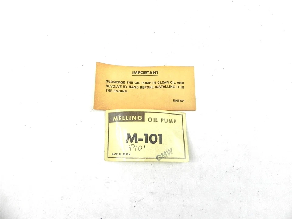 Bomba de aceite NORS 1972-1977 MAZDA 616/808/B-1600 1,6 L MELLING #M-101 HECHA EN JAPÓN Foto 3 de 4