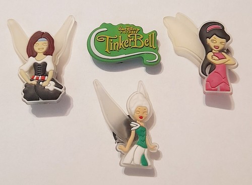 Tinkerbell! 4PC Shoe Charm Set! NEW! For Shoes, Bracelets, Crafts