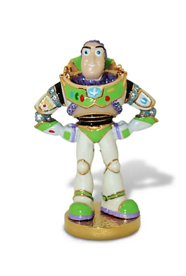 Disney Arribas Bro Swarovski® Crystal Buzz Lightyear Jeweled Figurine New & CASE