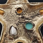 KJL KENNETH J. LANE Huge Black Enamel Multi-color Crystals Starfish Pin — photo 7