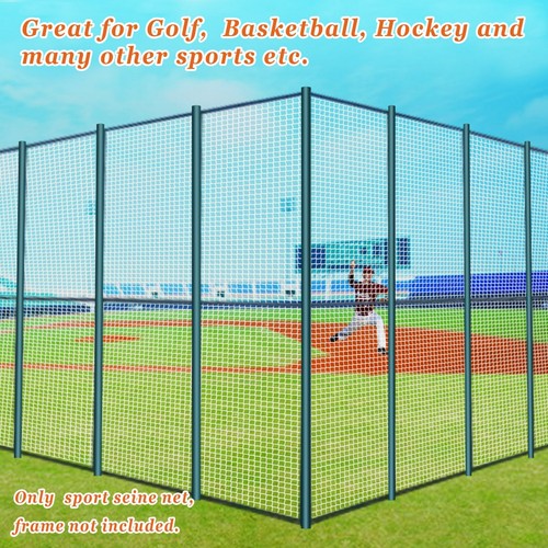 Sports Netting Replacement Nylon Barrier Net, Multi-Sport Use, Golf Net, LaCross - Picture 3 of 6