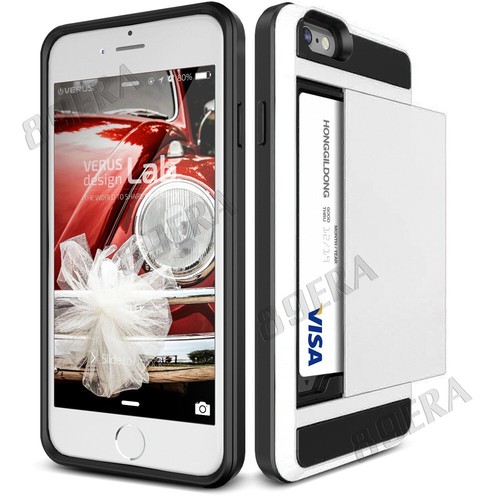 Armor CS Schiebekarte Tasche Hybrid Schwerlast Handyhülle Cover für Apple iPhone - Bild 23 von 23