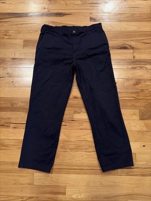 Bulwark FR Pants Mens 38x32 Navy Blue Flame Resistant CAT2 2112 Work Contractor