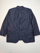 Loro Piana For Cremieux Collection Men  s 100 Wool Sport Blazer Jacket Blue 48R