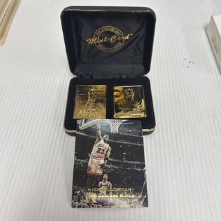 1996 Highland Mint Limited Ed Mini Michael Jordan Cards #/500 .999 Fine Silver