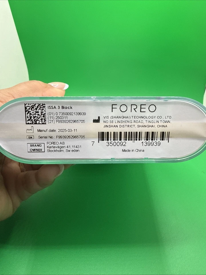 Cepillo de dientes sónico ultra higiénico Foreo Issa™ 3 NUEVO más 2 cabezales de repuesto Foto 2 de 4