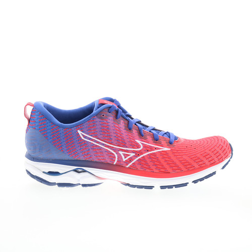 Mizuno Wave Rider 23 J1GD195201 Womens Red Mesh Athletic Running Shoes 11.5