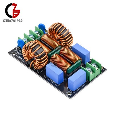 AC110-250V 4/10/20A 3-stage EMI AC Filter Board Audio Power Amplifier Module DIY