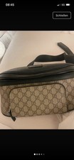 Gucci GG Canvas Gürteltasche Beige/Schwarz R...