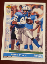 1993 Upper Deck #225 Willie Green WR Detroit Lions     *** 40% off 2+