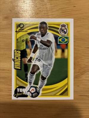 2018 La Liga Santander Stickers Top America Vinicius Junior #278 Rookie RC Mini