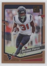 2023 Panini Clearly Donruss Orange 58/75 Dameon Pierce #21 5d9