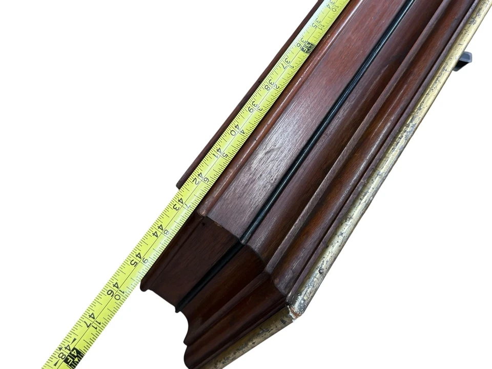 Antigua cornisa ventana Eastlake victoriana de nogal salvamento arquitectónico 1880 Foto 4 de 4